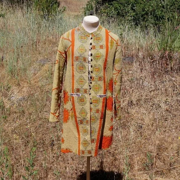 Reversible Bohemian Quilted Coat - Picture 4 of 7